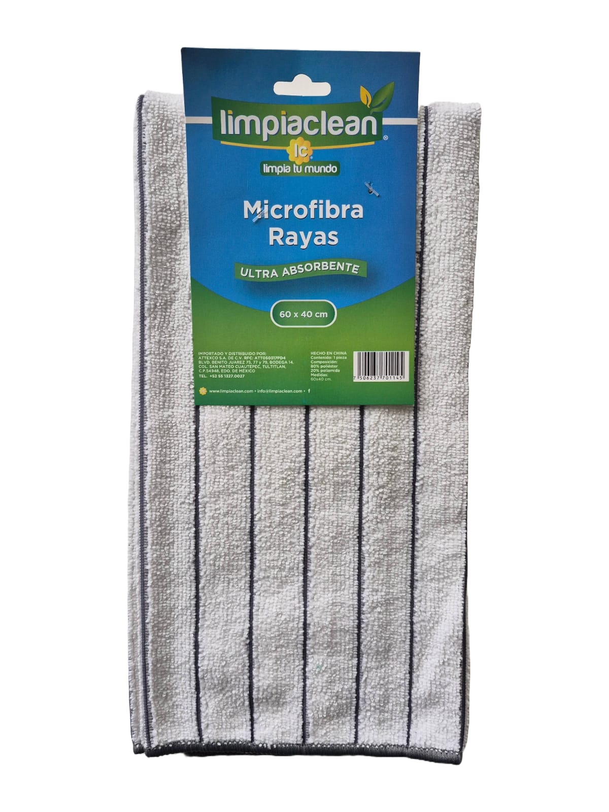 Toalla de Microfibra Rayas 60x40 cm