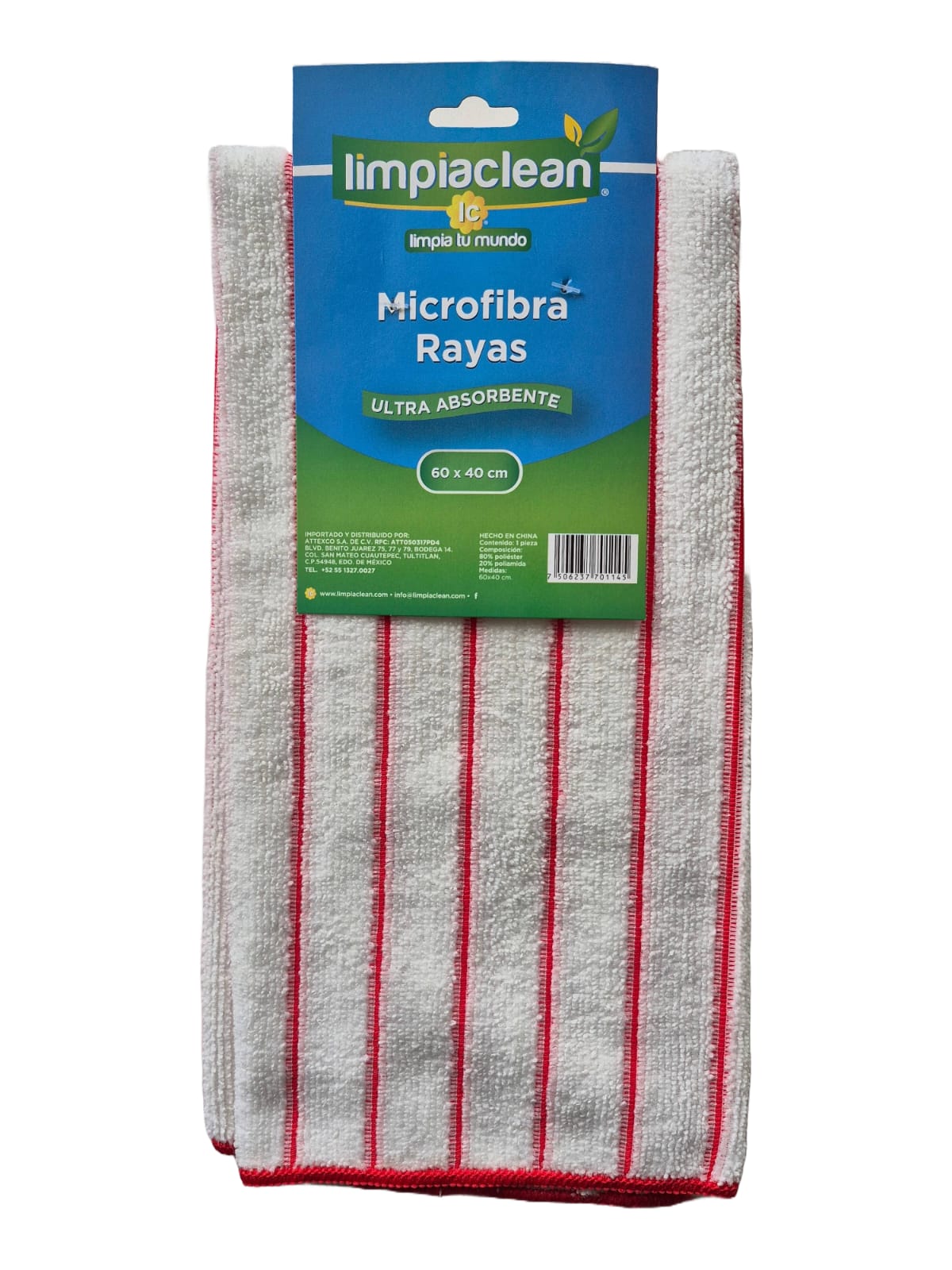 Toalla de Microfibra Rayas 60x40 cm