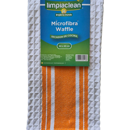 Cargar la imagen en el visor de la galería, 8 Pack Secador Microfibra Waffle Limpiaclean 60X40cm
